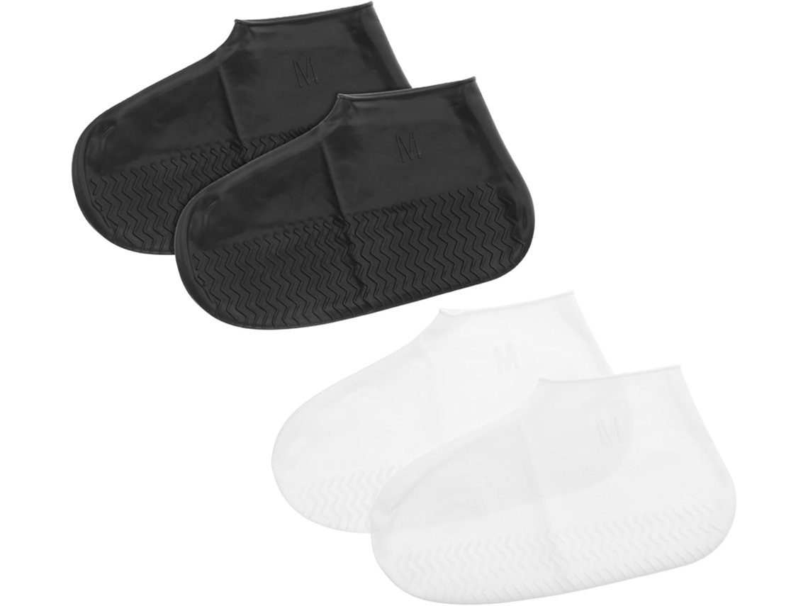 Pares De Protetores De Silicone Reutilizáveis Para Sapatos, Impermeáveis, Antiderrapantes E À Prova D'água.