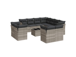 Garden Sofa Set, Garden Sofa Sets Vidaxl Cinzeto Rattan / Vime (n/a)