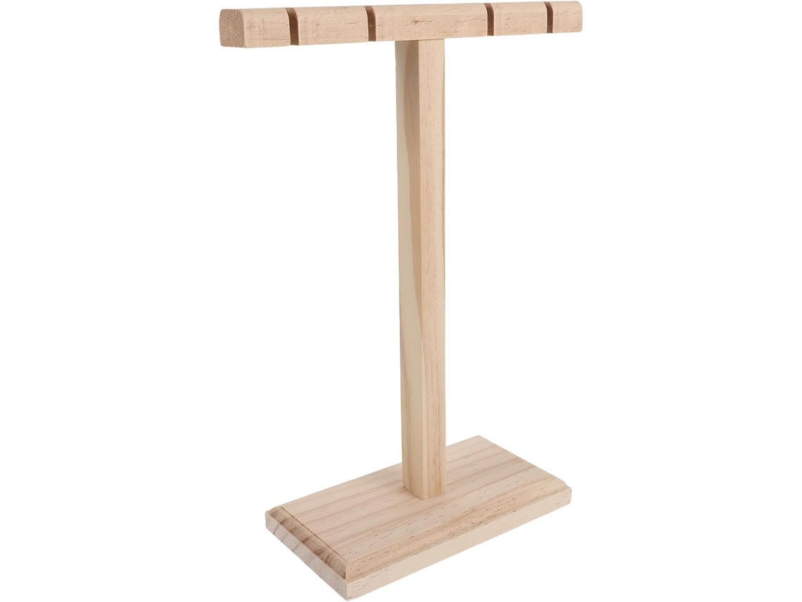 Suporte Para Fones De Ouvido Mipcase Em Madeira Natural, Design Antiemaranhamento, Suporte Estável Para Sala De Jogos Ou