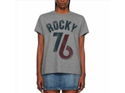 Rockinstone Rocky Movie Rocky '76 Heather Graphite Adult T-shirt Size:l