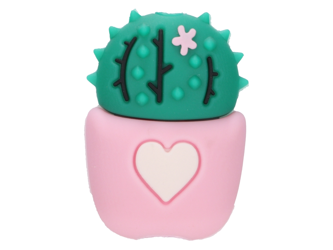 2026zentro-protetores De Linha De Dados Cute Cactus Salvadores Práticos De Cabo De Carregamento Para Celular Tablet Linhas De Dados Rosa