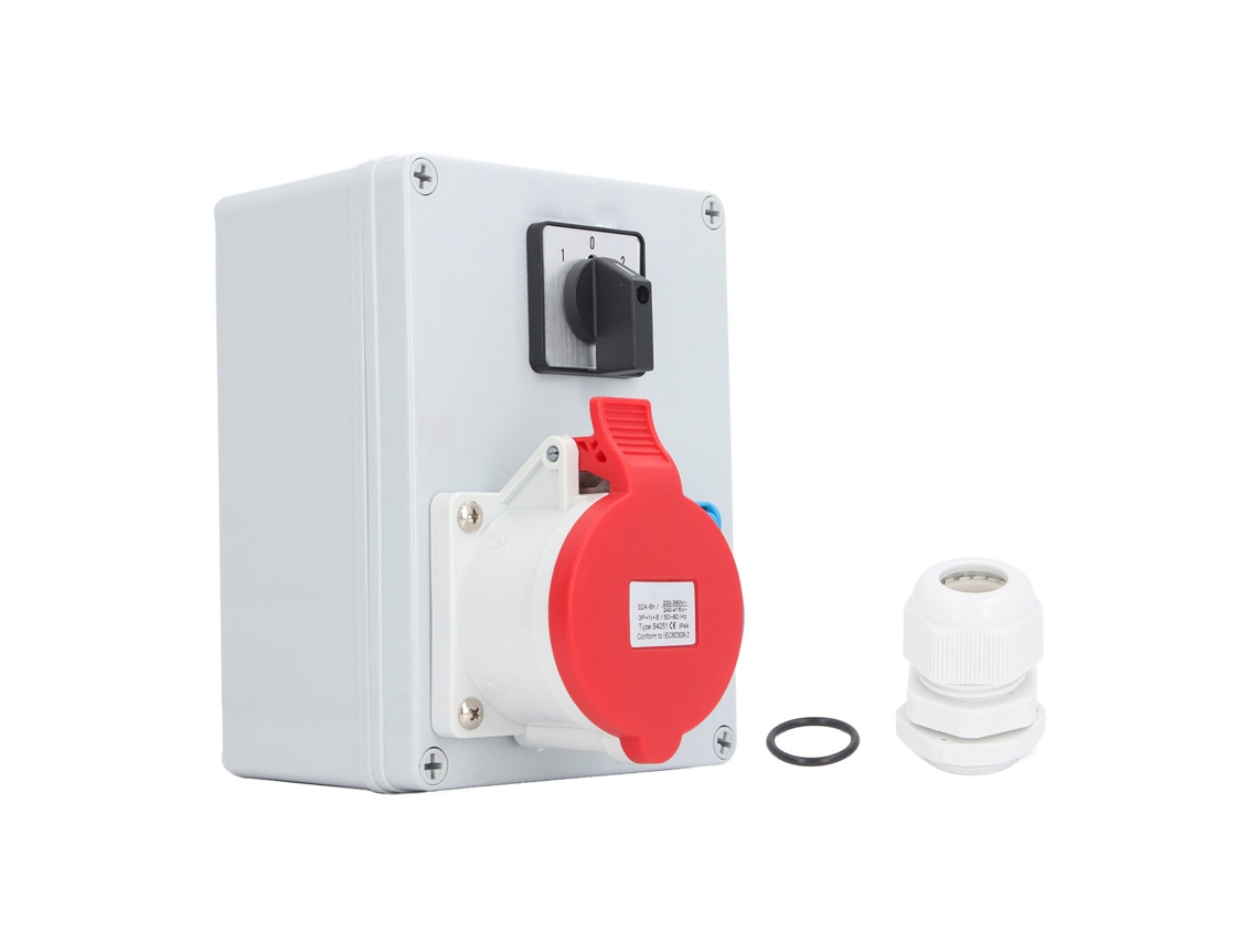 Laxiscreed Caixa De Distribuição De Energia Ip44 Com Interruptor Principal À Prova D'água