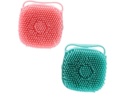 Escova De Banho Silicone Para Corpo E Bebê, Acessório De Banho Para Limpeza E Massagem Da Pele