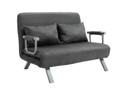Armário de TV PRIME KANG para TVs de 42 polegadas, com 2 compartimentos fechados, 2 estantes, 109x35x38 cm, Madeira natural e Cinza
