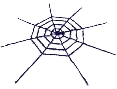 Teia  de Aranha com Luz (210 cm - Halloween)