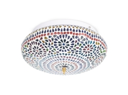 Luz de Teto SIGNES GRIMALT Branco Azul Vidro Cristal 26x12x26 cm