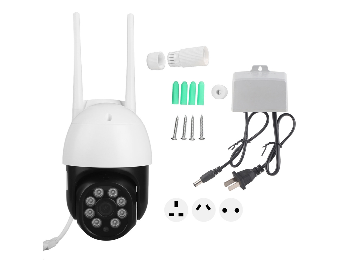 Câmera de Segurança 5mp Sem Fio Externa Wifi 1080p Visão Noturna Colorida Ai Detecção de Movimento Voz Bidirecional App Tuya