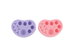 2 Peças Paleta De Elevação De Cílios Em Silicone Com 6 Compartimentos Ferramenta De Mistura Diy Para Lash Lift E Sobrancelha Lamination