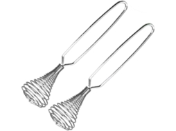(2 Unidades, Batedor Espiral) Mini De Aço Inoxidável Para Cozinha