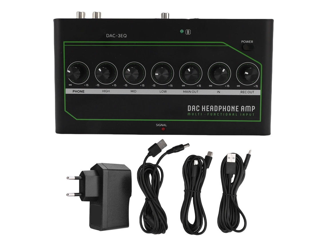 Amplificador de fones de ouvido DAC com Bluetooth para jogos EOOCOO