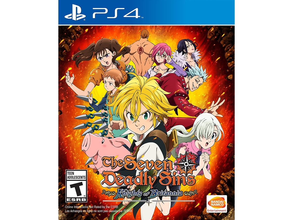 Jogo The Seven Deadly Sins Knights of Britannia PS4