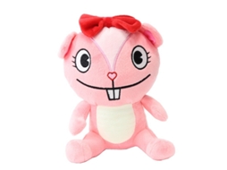 Brinquedos de Pelúcia Fofos Animais Amigos Urso Ouriço Vermelho, Ovelha, Esquilo e Coelho Rosa GOKOCO
