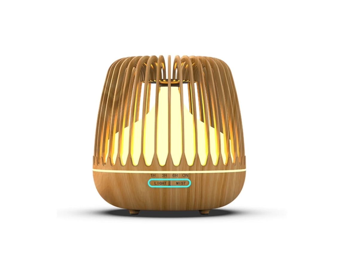 Difusor De Aromaterapia Birdcage, Umidificador Compacto E Ultrassilencioso Com Óleos Essenciais Incluídos Para Casa E Quarto