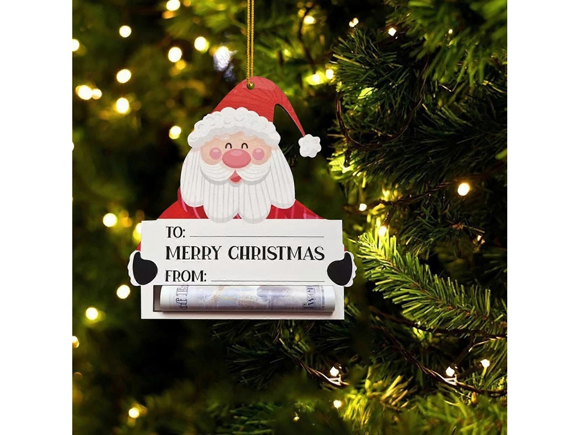 Pingente Decorativo De Natal Em Forma De Dinheiro, Enfeite Para Pendurar, Estatueta Assustadora, Artesanato, Acessrio Para Carro. Hengjian