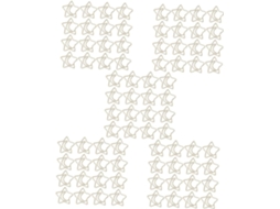 Tehaux Conjunto de 5 Clips de Papel com Estrelas e Design Criativo, Clips de Mesa, Materiais Escolares, Clips de Papel