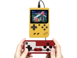 Console de videogame portátil Slowmoose Retro com tela de 3,0 polegadas (amarelo)