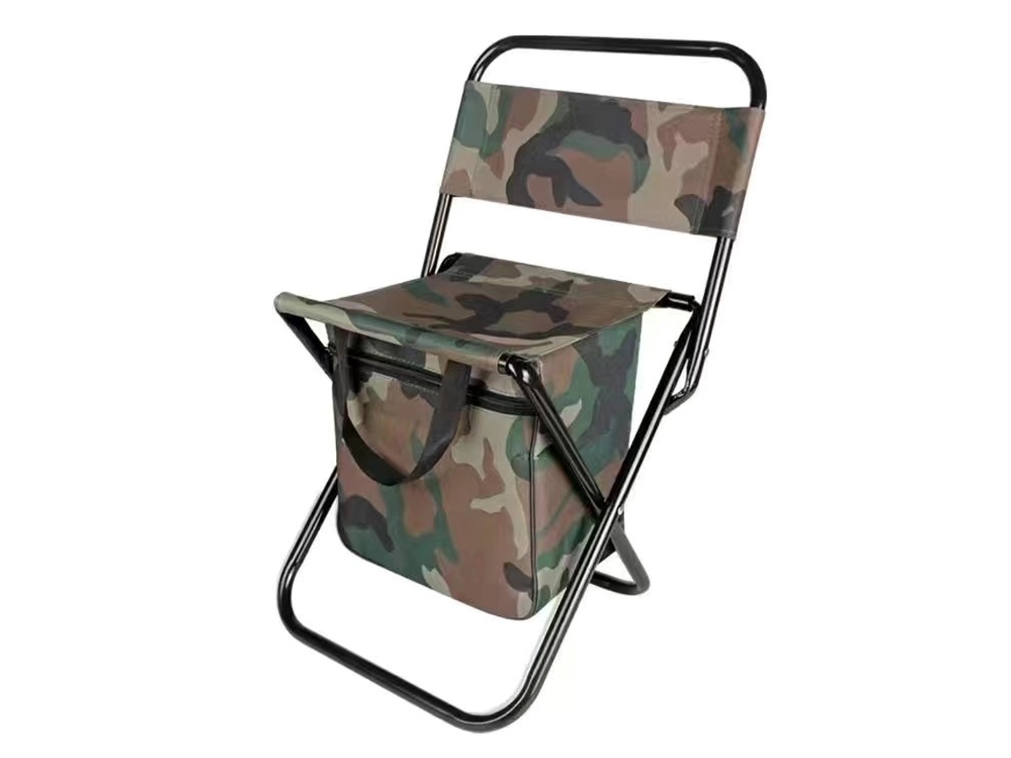 Cadeira de camping dobrável com bolsa térmica, portátil STELASPLEN