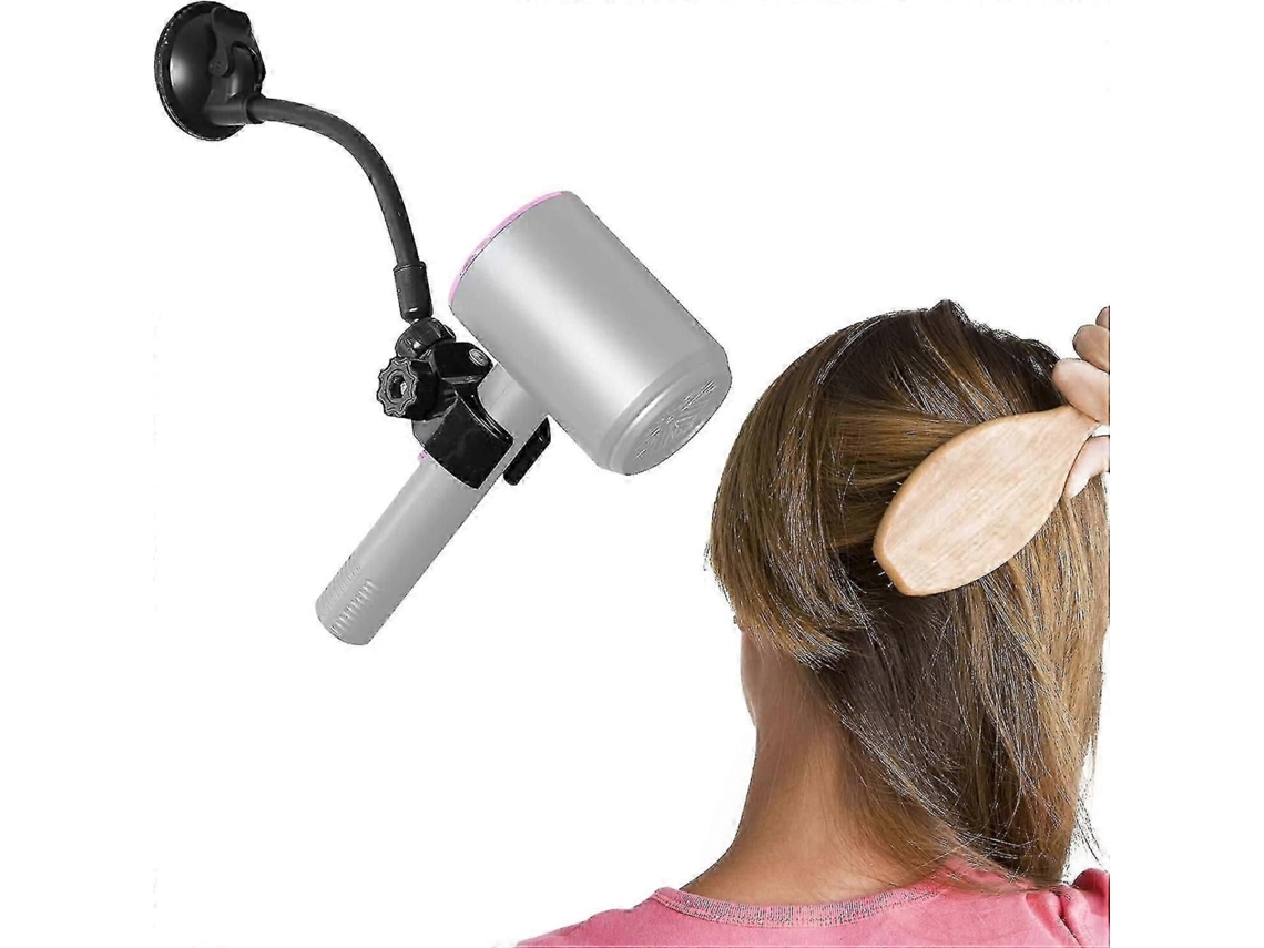 Suporte Ajustável do da Secadora de Cabelo, Cabelo Rotação 360 ​​graus com Braço P Osicionável e Ventosa, Sup GOKOCO