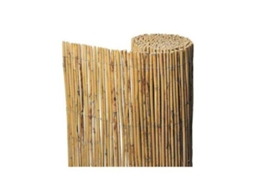 Cañizo natural 200 cm media caña  rollo 5 m
