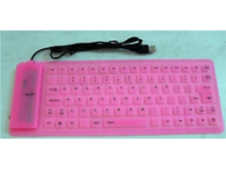 Teclado Macio Dobrável De Silicone Com 85 Teclas, Usb, Com Fio, À Prova Dágua, Para Pc, Laptop E Notebook Ly Ebike