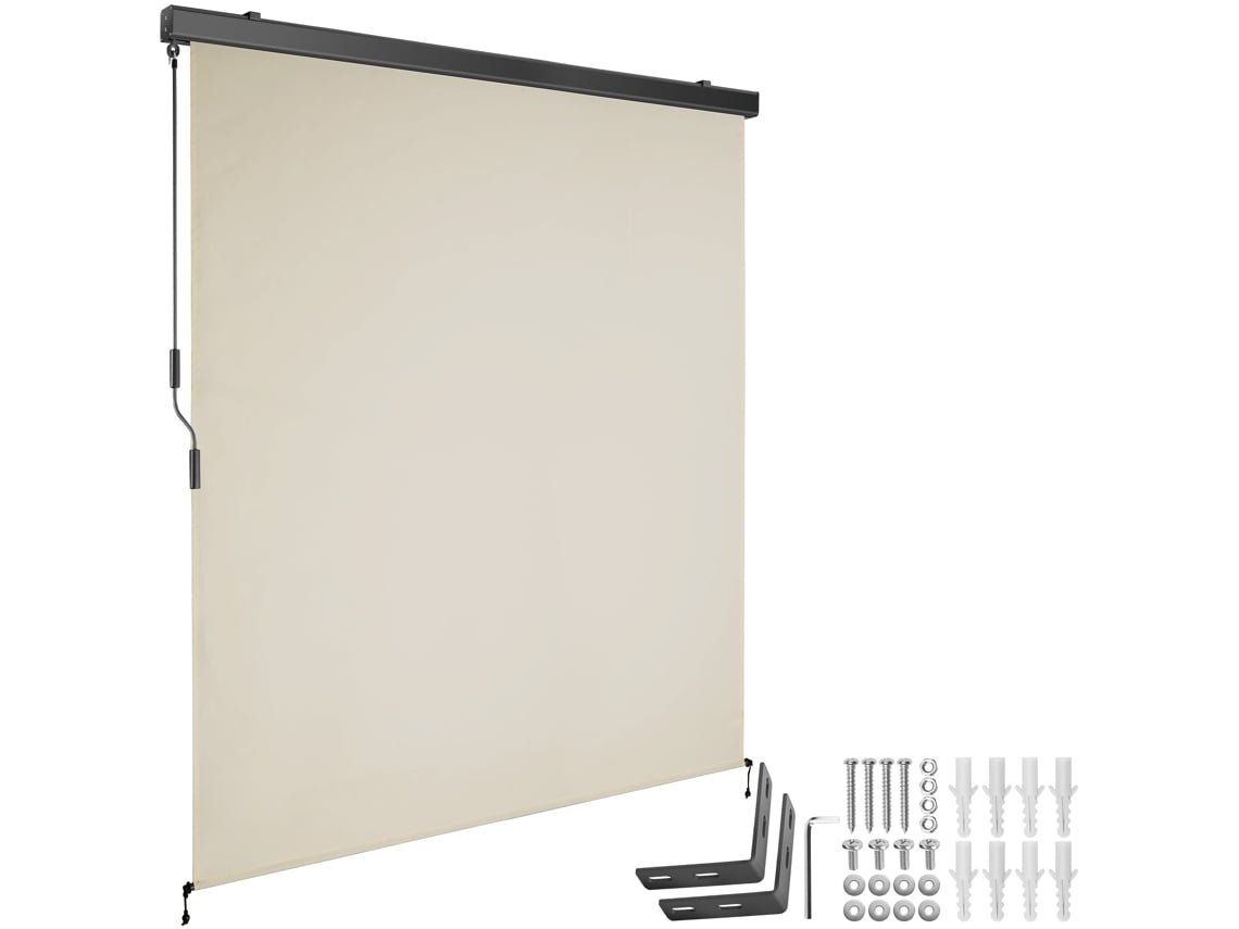 Estor Vertical Eloise Com 2 Suportes De Parede Tectake