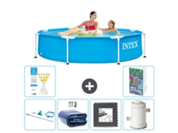 Piscina com Estrutura Redonda 244x51 Cm 5 peças S43 INTEX