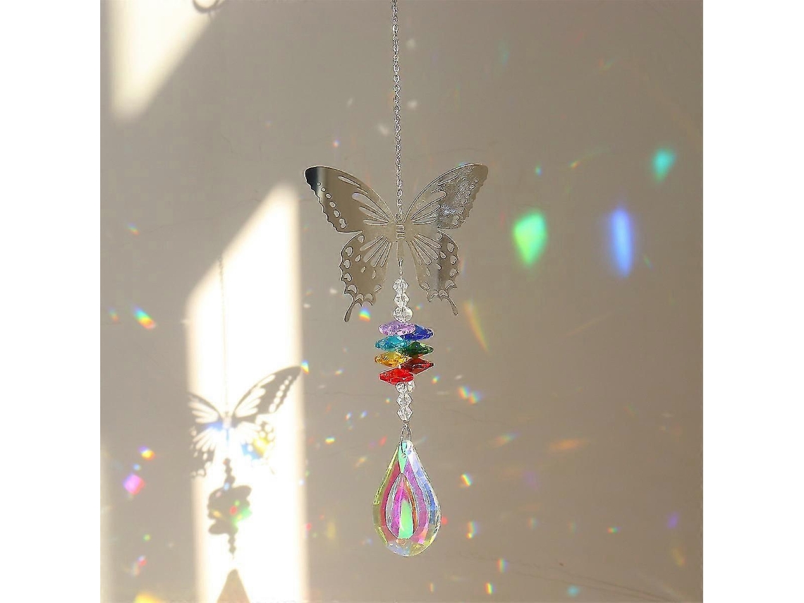 Cristal Sun Catcher Prismas Suspenso Arco-íris Chaser Janela Vento Chimes Árvore Da Vida Car Art Pendurado Pe