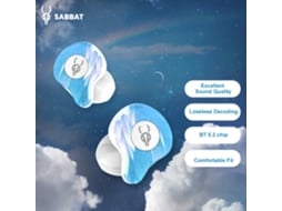Fones Bluetooth Tomtop Sabbat X12 EOOCOO, estéreo 5.2