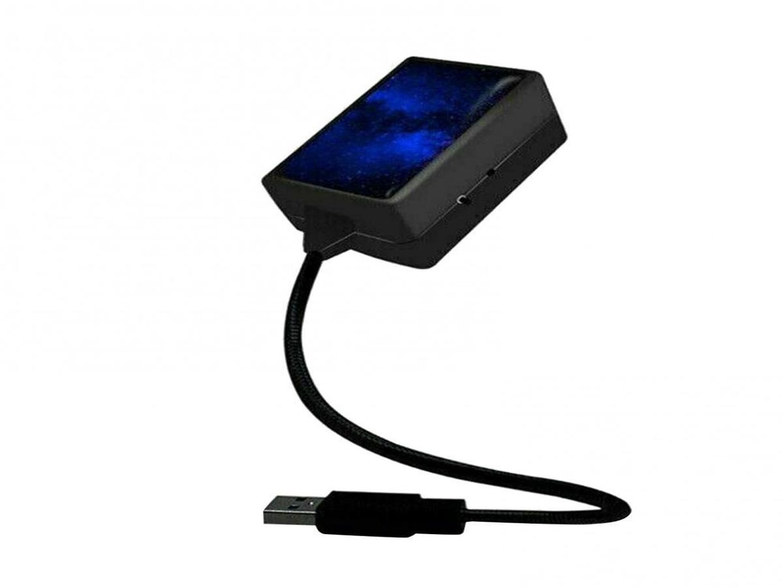 Projetor LED USB Lurelia para carro, céu estrelado, sol integrado de 26,5 cm