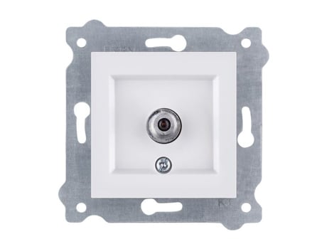 Prise Sat Com Filtro Conectores De Tipo F Branca Exen