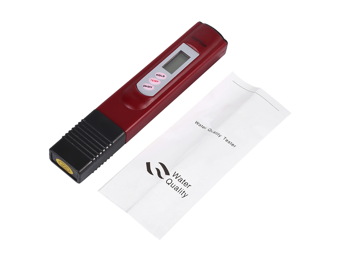 Medidor Tds Digital LCD para Teste de Qualidade da Água com Função de Temperatura 0 9999ppm S/MARCA
