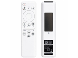 Comando À Distância Solar Com Controlo Por Voz Branco Para Tv Samsung, Compatível Bn59-01432a