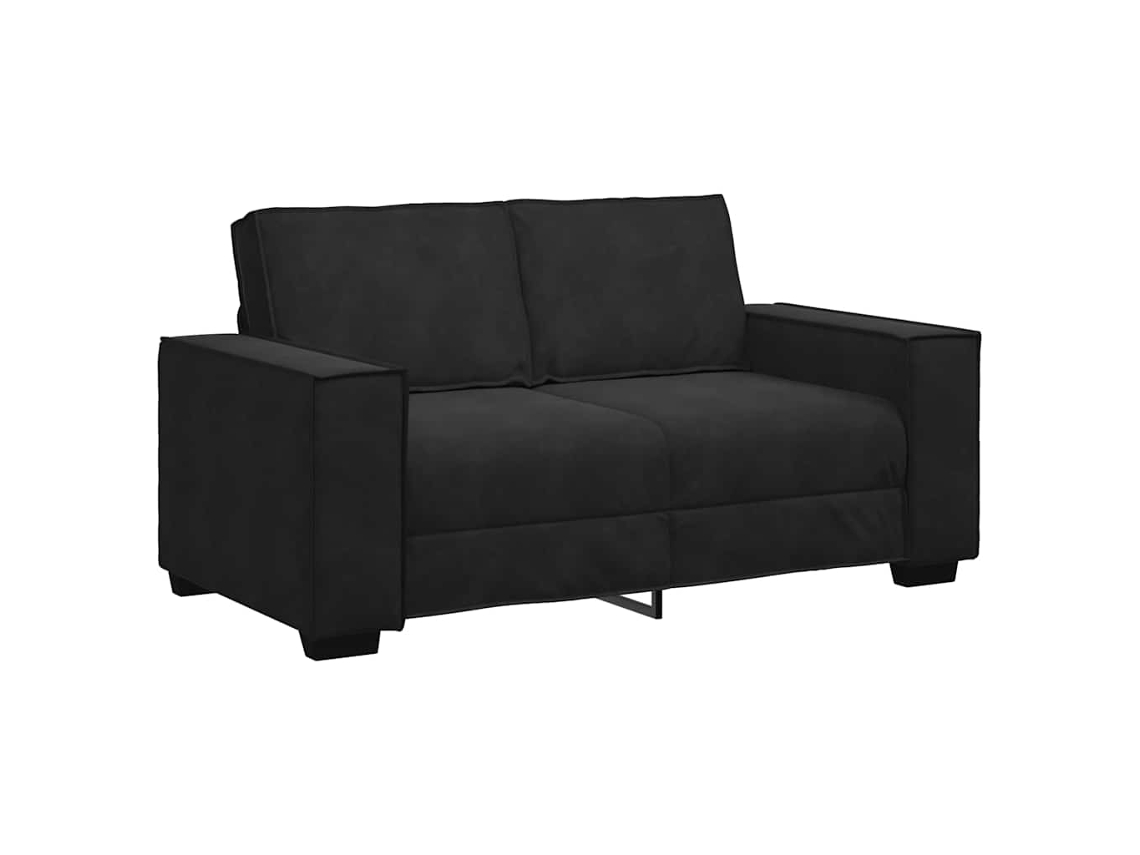 2-seater Sofa, 2-seater Sofas Vidaxl Preto Veludo (n/a)