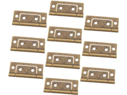Conjunto De 10 Dobradiças Embutir Reforçadas Para Portas Armários