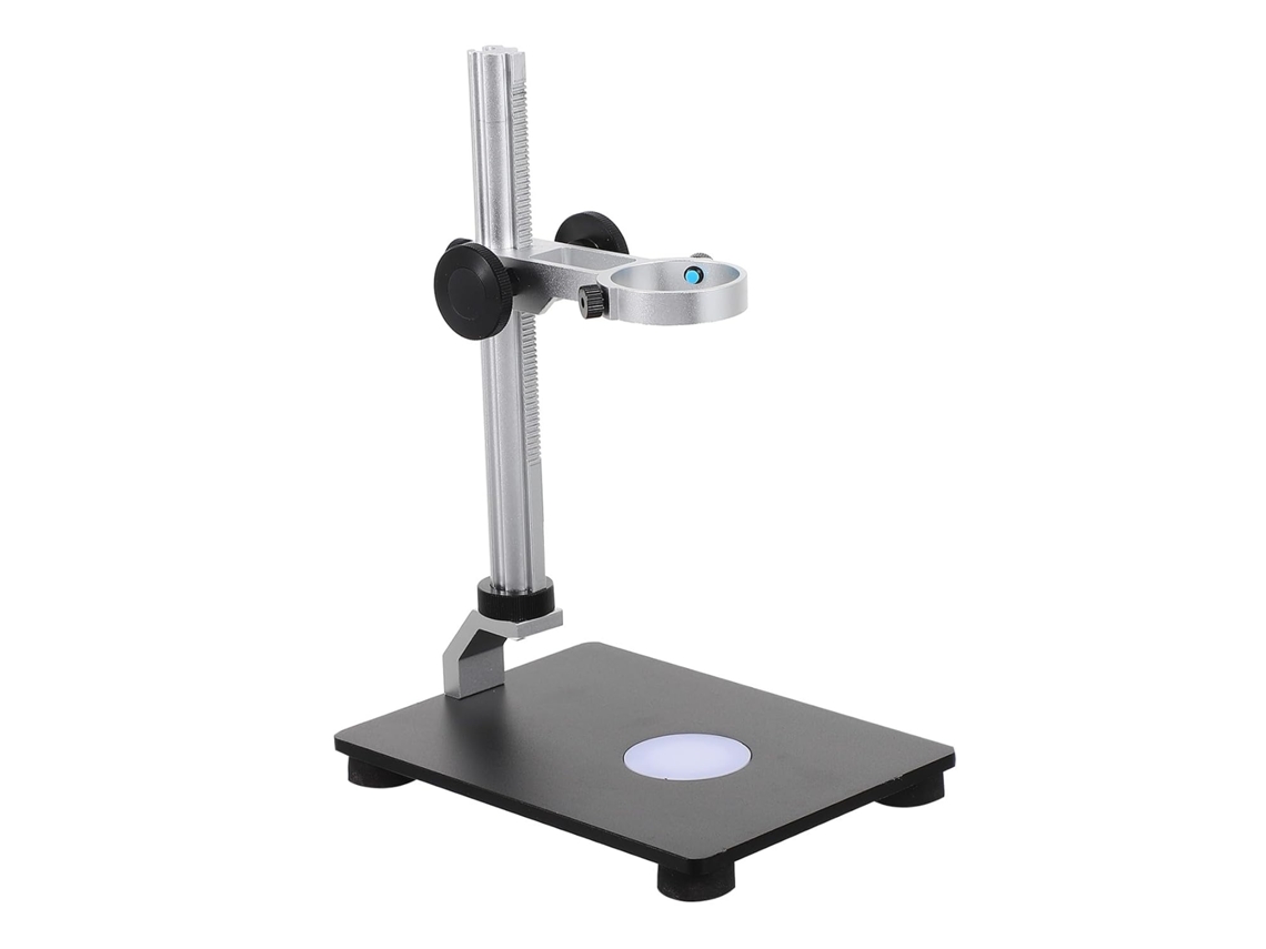 Suporte Para Microscópio Experimental Com Base Elevatória E Fonte De Luz Para Câmera Industrial Pi