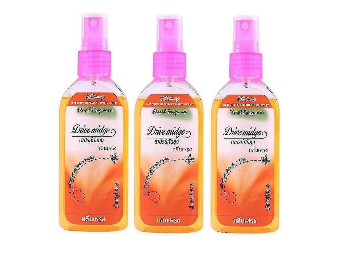 Spray Repelente De Mosquitos 80ml Tailândia Plant Anti-picada Mosquito Inchaço Coceira Líquido 25-26