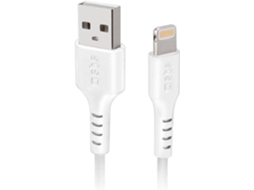 Cabo de Carregador SBS (Lightning - USB - 1 m - Branco)