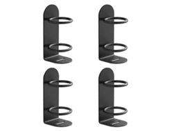 Conjunto De 4 Suportes Para Escova De Dentes Elétrica, Pretos, Adequados Para Escovas De Dentes Elétricas.