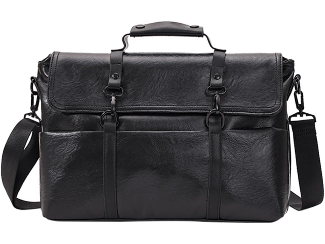 Bolsa De Ombro Versátil E Durável Com Porta-documentos.