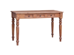 Vidaxl Secretária Com Gavetas 117x57x75 Cm Madeira De Mogno Maciça