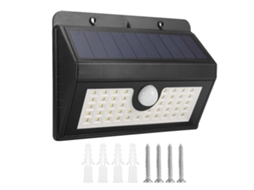 2026 luz Solar Led com Sensor de Movimento Impermeável para Jardim, Paisagem e Pátio, Lâmpada de Parede 45led
