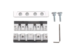 Molde Batom Diy Bico Duplo 4 Buracos 12.1mm Prata Espacial Bálsamo Labial