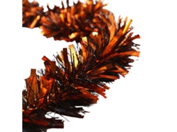 Laxiscreed Tecido Decorativo Natalino Com 3 Cores: Preto, Laranja E Roxo, 2 Metros De Comprimento