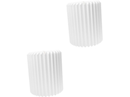 Conjunto De 2 Luminárias Pendentes Modernas Para Cozinha, Com Cúpulas De Papel, Decoração Sofisticada.