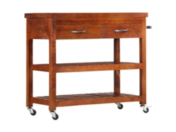 Vidaxl Carrinho De Cozinha 100x48x89 Cm Madeira De Acácia Maciça