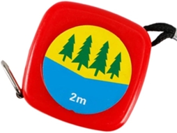 Fita Métrica De Aço Inoxidável 2m Para Diâmetro E Circunferência Árvores, Régua De Escala Dupla Antirreflexo Com Argola