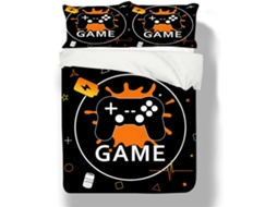 Capa de Edredom Gamepad Microfibra Fronha 1200x200 Cm