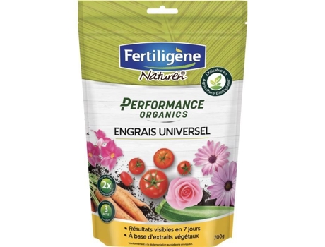 Fertilizante universal Performance Organics 700 g Fertiligene