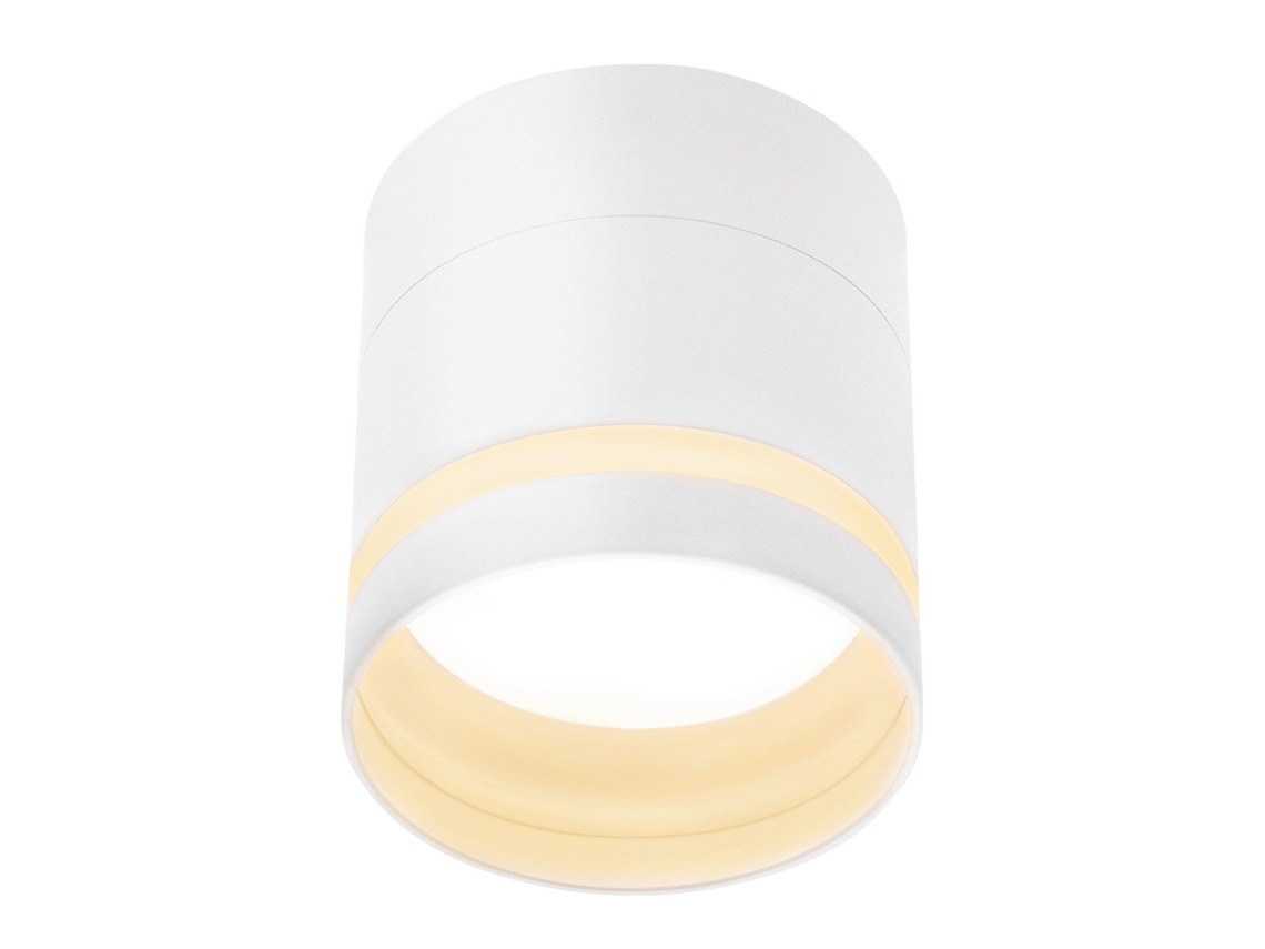 Plafon Holofote Led de Superfície Branco 5w 3000k, Foco de Teto em Acrílico Gx53 Warm White NETTLIFE
