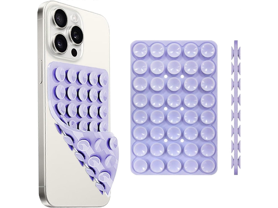 Suporte De Silicone Com Ventosa Para Capa De Celular, Dupla Face, Acessório Para Celular Com Suporte De Fixação Forte Para Selfies E Vídeos, Mãos Livr